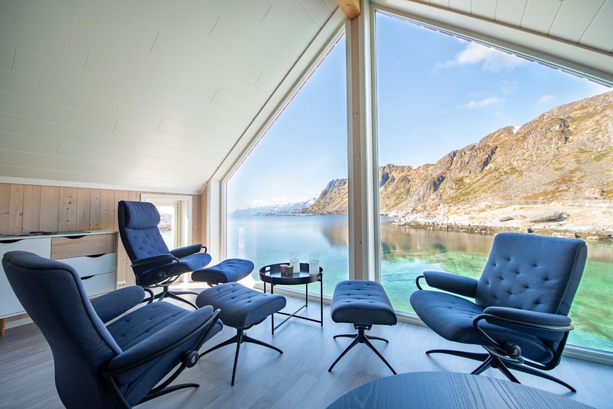Lofoten Waterfront Luxury Lodge Ballstad Esterno foto